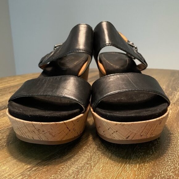 Anthropologie Latigo Lauren Platform Wedge Sandal Size 7.5 - Picture 5 of 10